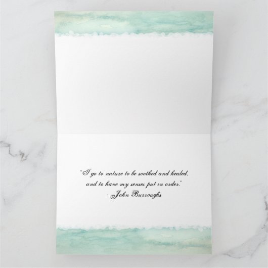 砂丘およびカモメの外銀行ノースカロライナ カード (内部)