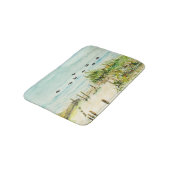 砂丘およびカモメの外銀行ノースカロライナ バスマット (アングル)