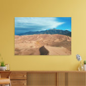 砂丘で嵐が近づいている キャンバスプリント (インサイチュ (リビング))
