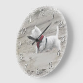 砂丘で捜すこと ラージ壁時計 (傾斜)