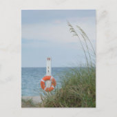砂丘とライフリング　写真の海岸 ポストカード (正面)