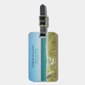 砂丘のあなたの一流の| Adirondackの椅子を加えて下さい ラゲッジタグ (正面縦)