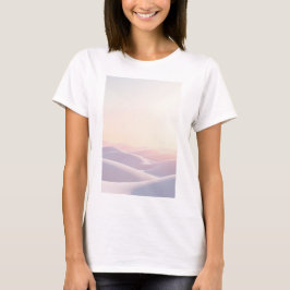 砂丘のある穏やかな背景 Tシャツ