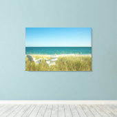 砂丘のアディロンドバックチェア キャンバスプリント (インサイチュ (ウッドフロア))