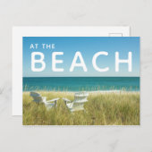 砂丘のアディロンドバックチェア ポストカード (正面/裏面)