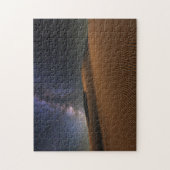 砂丘のゴビ砂漠上の星明かりの空 ジグソーパズル (縦)