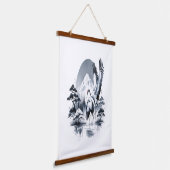 "砂丘のダンス" 吊り下げ型タペストリー (傾斜あり)