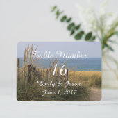 砂丘のビーチフェンス 招待状 (スタンド正面)