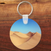 砂丘の写真 キーホルダー (正面)