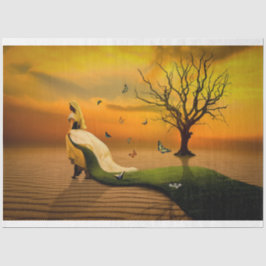 砂丘の女性 薄葉紙