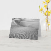 砂丘の模様 カード (黄色い花)