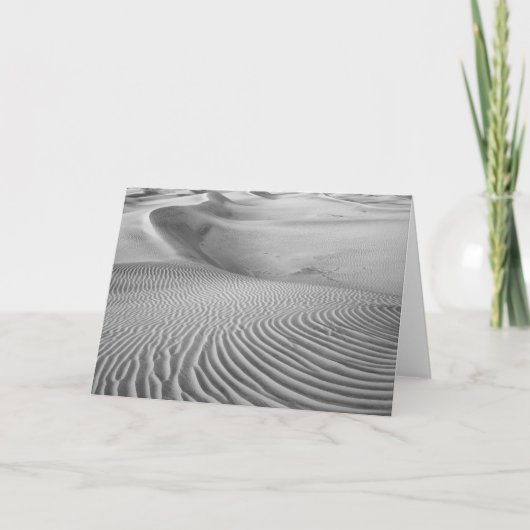 砂丘の模様 カード (正面)