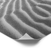 砂丘の模様 ポスター (角)