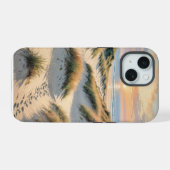 砂丘の足跡 iPhone 15ケース (裏面横)