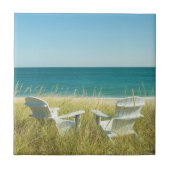 砂丘のAdirondackの椅子 タイル (正面)