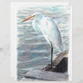 砂丘は水の中で鶴を伸ばす。 (正面/裏面)