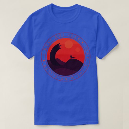 砂丘を恐れてはいかん Tシャツ (デザイン正面)