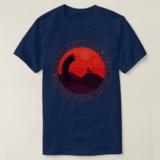 砂丘を恐れてはいかん Tシャツ (デザイン正面)