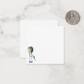 砂丘クレーン写真文房具フラットノートカード ノートカード (正面/裏面インサイチュ)