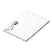 砂丘クレーン写真文房具メモ帳 ノートパッド (回転)