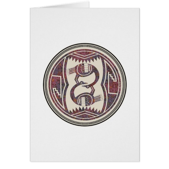 砂丘クレーン模倣陶器画像16カード (正面)