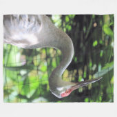 砂丘クレーン フリースブランケット (正面(横))