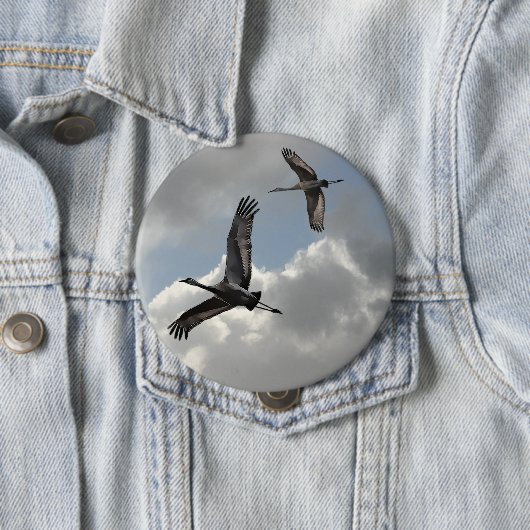 砂丘クレーン 缶バッジ (インサイチュ)