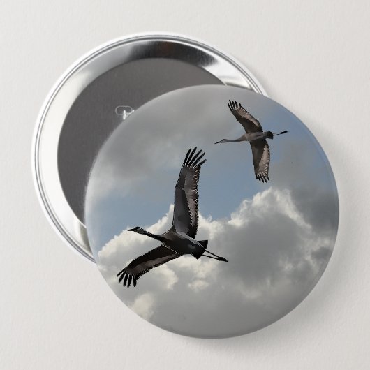 砂丘クレーン 缶バッジ (正面&裏面)