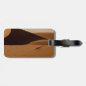 砂丘デザートランドスケープ ラゲッジタグ (裏面横)