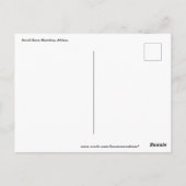 砂丘ナミビア・アフリカ ポストカード (裏面)