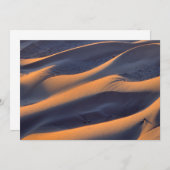砂丘抽象芸術 サンキューカード (正面/裏面)