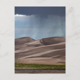 砂丘素晴らしに雨 ポストカード