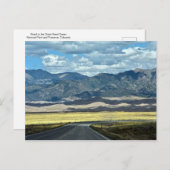 砂丘素晴らし国立公園への道 ポストカード (正面/裏面)