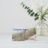 砂丘草およびビーチの塀 名刺 (スタンド正面)
