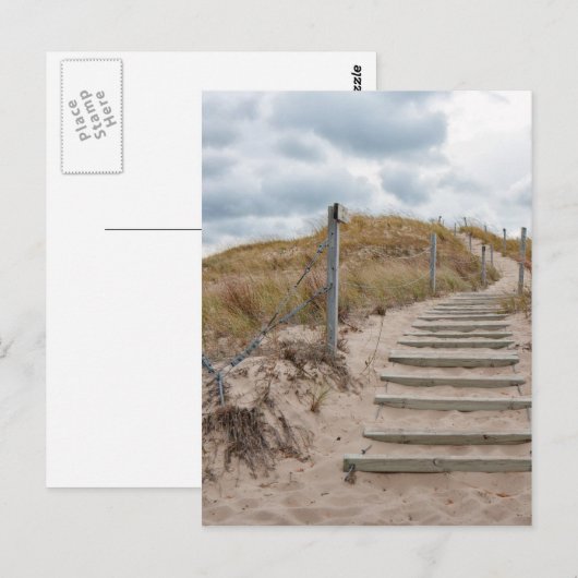 砂丘階段 ポストカード (正面/裏面)