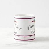 砂丘頂上のコテージのマグ コーヒーマグカップ (中央)