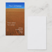 "砂丘"の名刺 名刺 (正面/裏面)