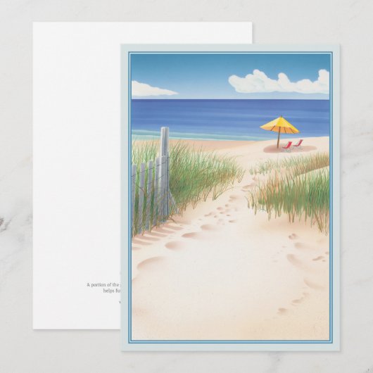 砂丘© ノートカード (正面/裏面)