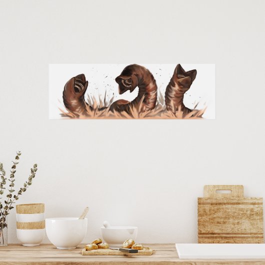 砂丘 ポスター (キッチン)