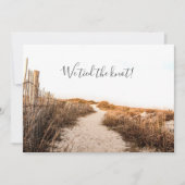 砂丘　結婚発表 招待状 (正面)