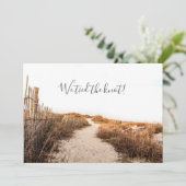 砂丘 結婚発表 招待状 (スタンド正面)