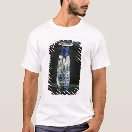 砂中心のPHからのガラスunguentのフラスコ(alabastron) Tシャツ (正面)