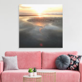 砂円キャンバス#1 キャンバスプリント (インサイチュ (リビング))