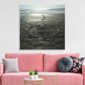 砂円キャンバス#2 キャンバスプリント (インサイチュ (リビング))