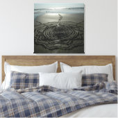 砂円キャンバス#2 キャンバスプリント (インサイチュ (寝室))