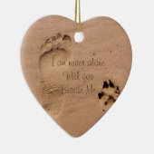 砂写真犬の記念碑 セラミックオーナメント (右)