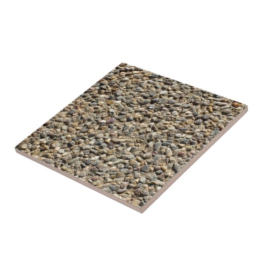 砂利および砂の現実的な質の写真撮影 タイル (側面)