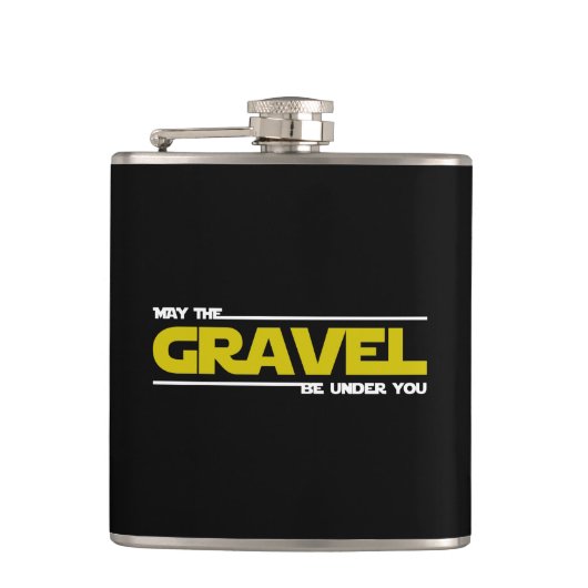 砂利があなたの下に来たら フラスク (正面)