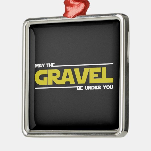 砂利があなたの下に来たら メタルオーナメント (左)