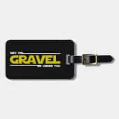 砂利があなたの下に来たら ラゲッジタグ (正面横)